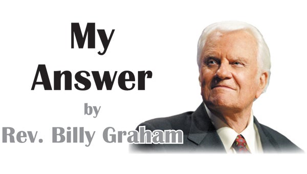 Billy Graham My Answer 