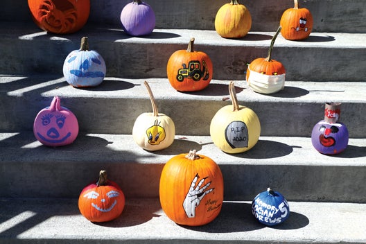 Local nursing home fills front steps with hand-painted pumpkins - www ...