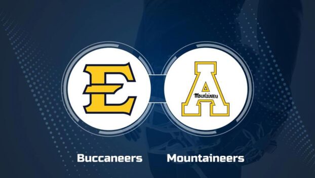 Where to Watch East Tennessee State vs. Appalachian State on TV or Streaming Live - August 31