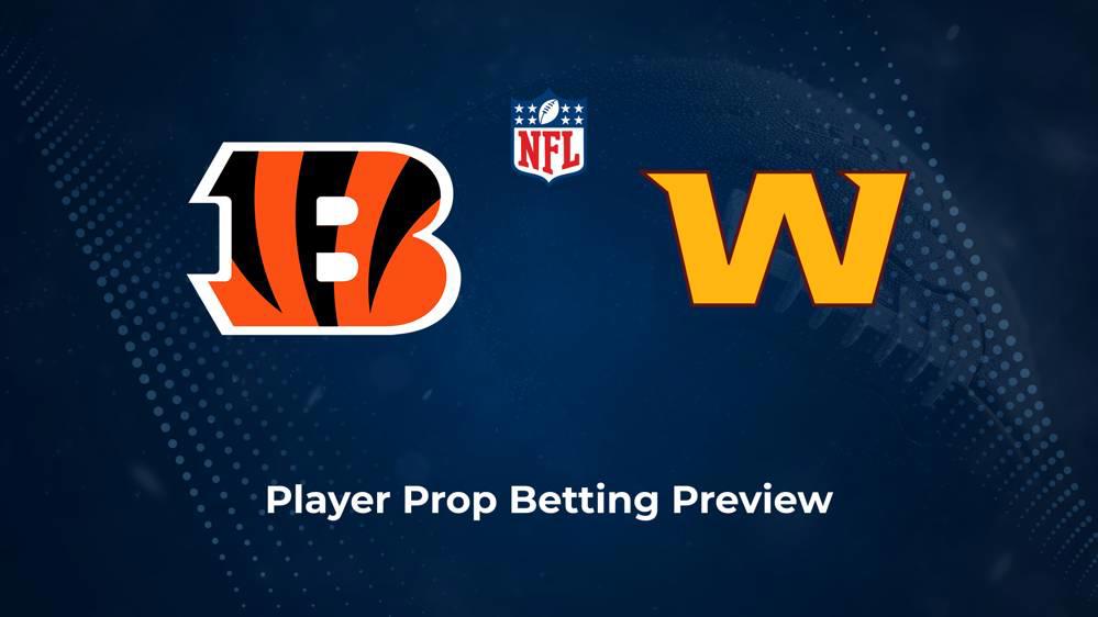 Bengals vs. Commanders Player Props & Odds – Week 3