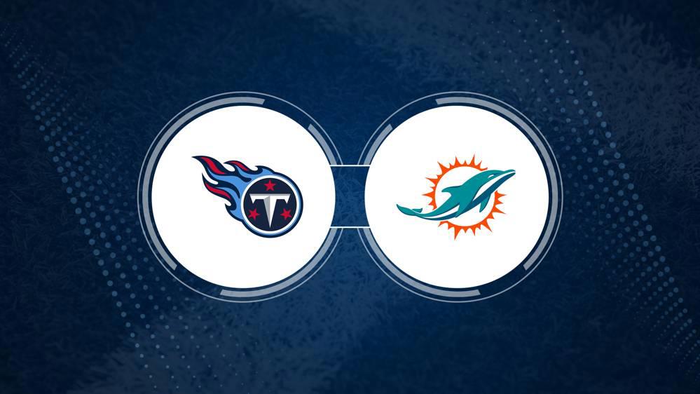 Best Bets, Odds for the Titans vs. Dolphins Monday Night Football Game