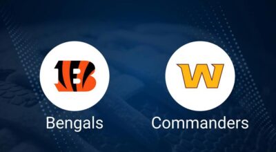 Where to Watch Bengals vs. Commanders on TV or Streaming Live - Sept. 23