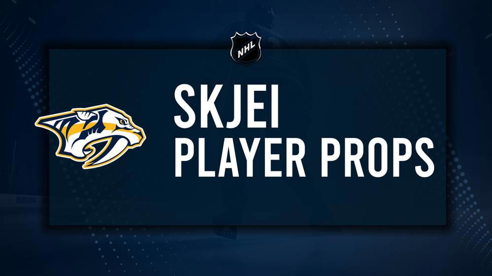 Brady Skjei Player Prop Bets for the Predators vs. Red Wings Game - October 19