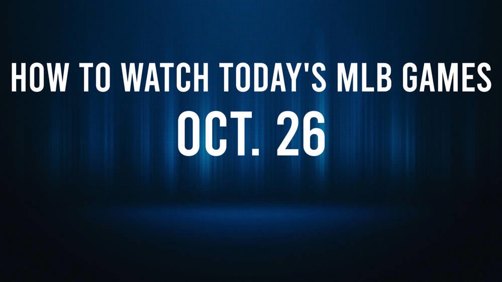 How to Watch the MLB Baseball Playoffs on Saturday, Oct. 26: TV Channel, Live Streaming, Start Times