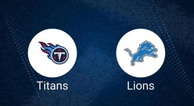 Where to Watch Titans vs. Lions on TV or Streaming Live - Oct. 27