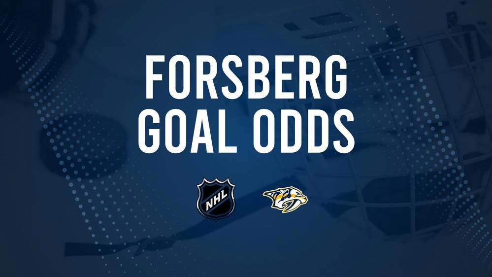 Will Filip Forsberg Score a Goal Against the Red Wings on October 12?