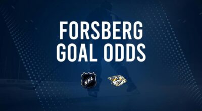 Will Filip Forsberg Score a Goal Against the Stars on October 10?