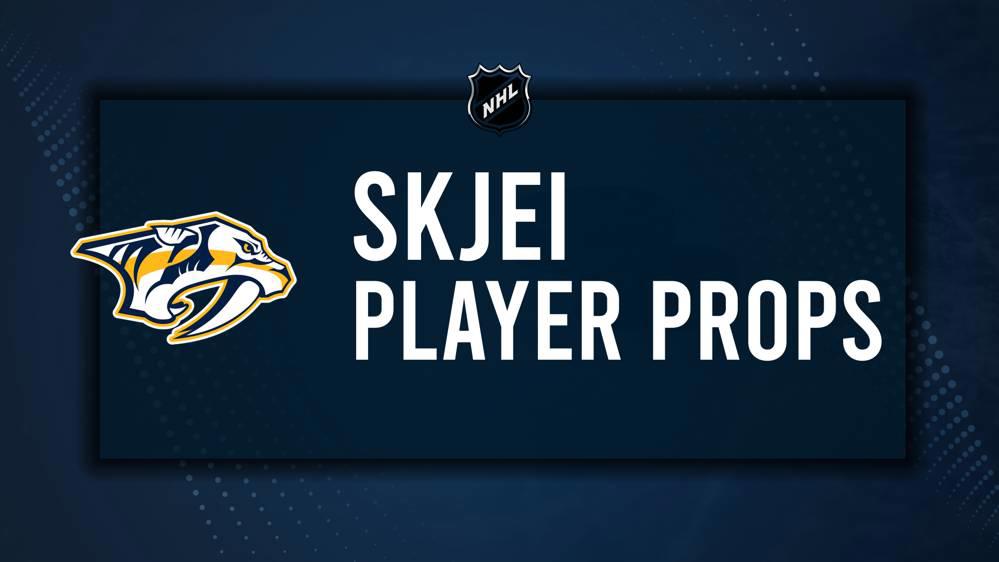 Brady Skjei Player Prop Bets for the Predators vs. Avalanche Game - November 11