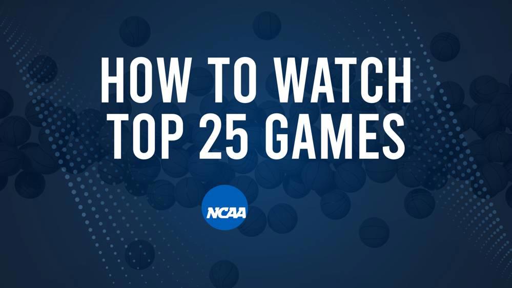 How to Watch Top 25 Women's College Basketball Games - Saturday, November 16