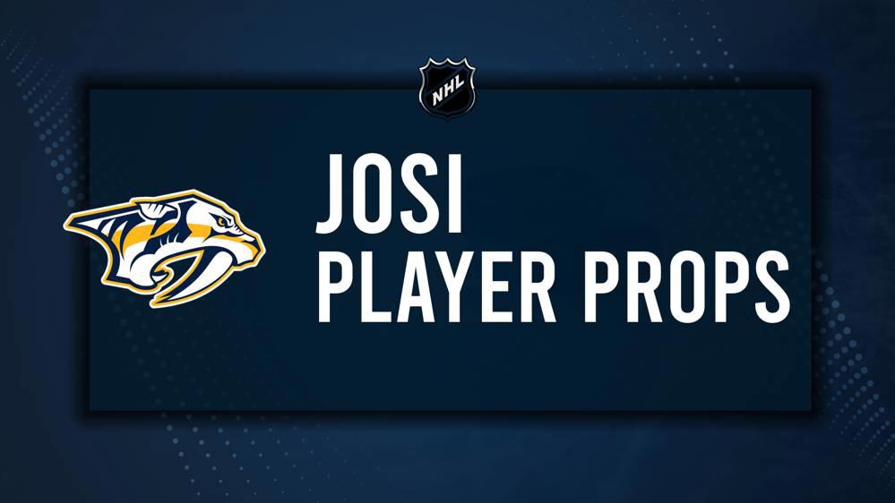 Roman Josi Player Prop Bets for the Predators vs. Canucks Game - November 17