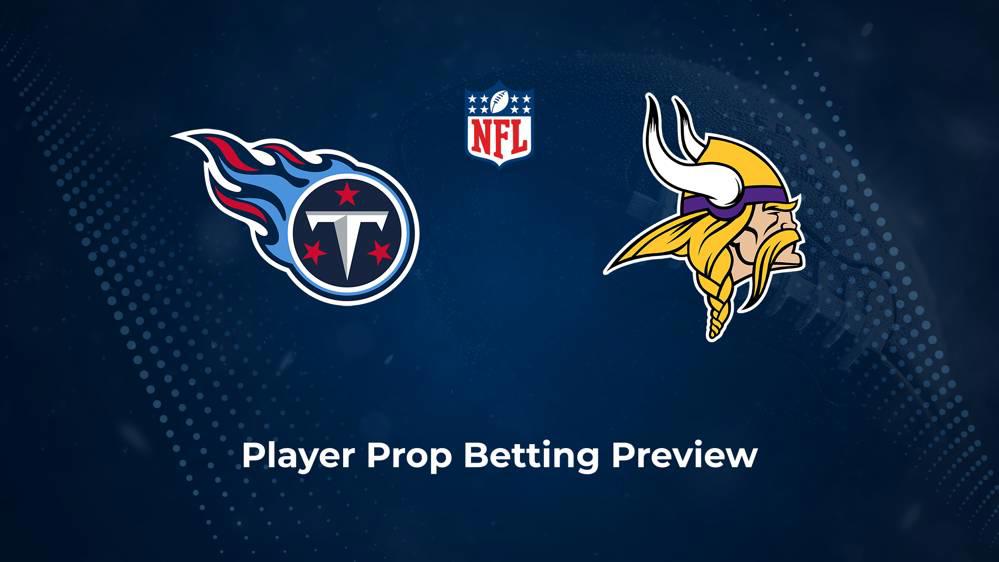 Titans vs. Vikings Player Props & Odds – Week 11