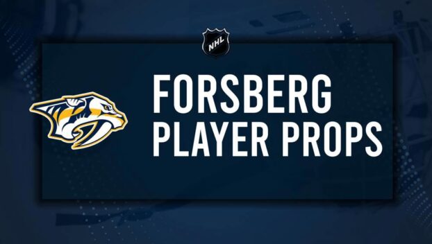 Filip Forsberg Player Prop Bets for the Predators vs. Blues Game - December 27