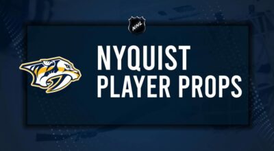 Gustav Nyquist Player Prop Bets for the Predators vs. Flames Game - December 10