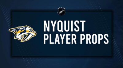 Gustav Nyquist Player Prop Bets for the Predators vs. Senators Game - December 7