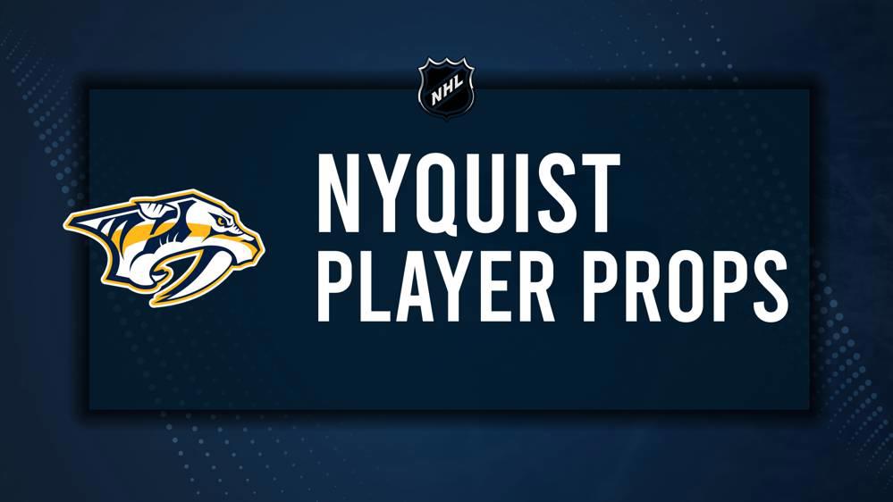 Gustav Nyquist Player Prop Bets for the Predators vs. Wild Game - December 31