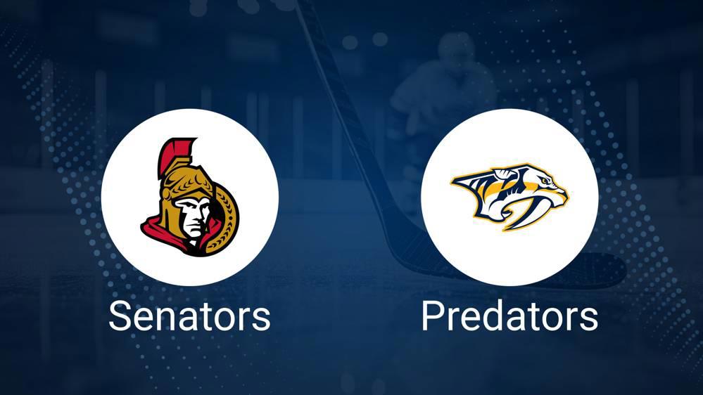 How to Pick the Senators vs. Predators Game with Odds, Spread, Betting Line and Stats – December 7