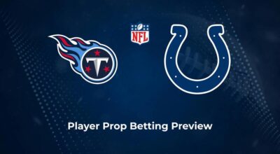 Titans vs. Colts Player Props & Odds – Week 16