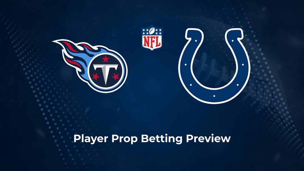 Titans vs. Colts Player Props & Odds – Week 16