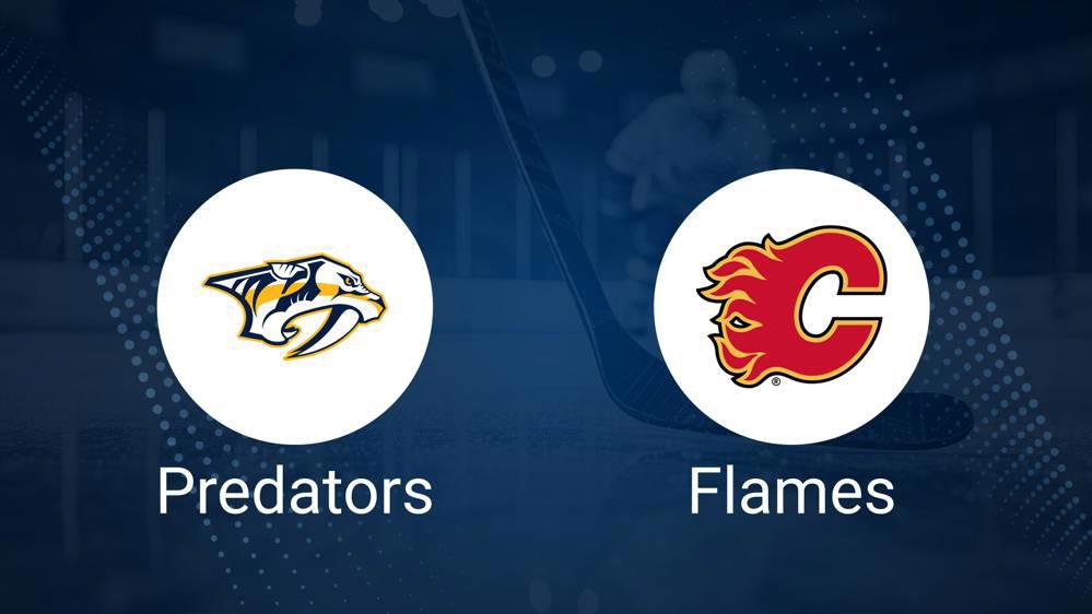 Where to Watch Nashville Predators vs. Calgary Flames on TV or Streaming Live - December 10