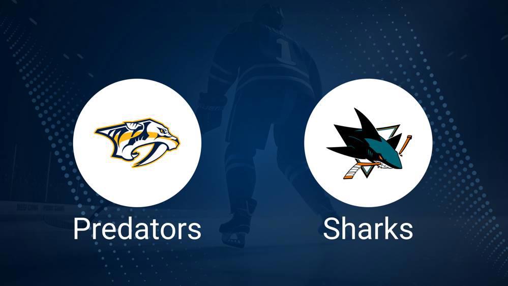 How to Pick the Predators vs. Sharks Game with Odds, Spread, Betting Line and Stats – January 23