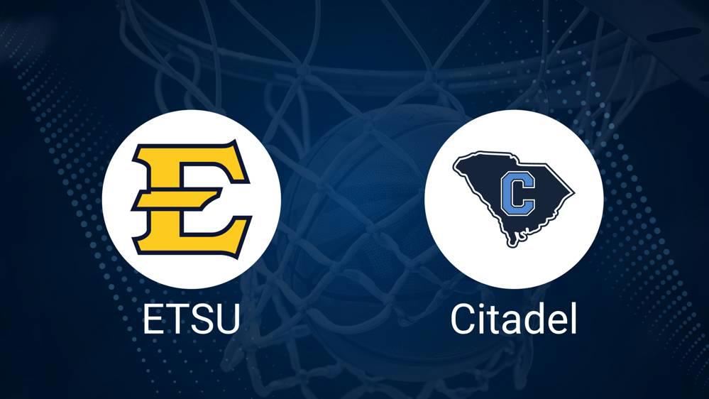 How to Watch East Tennessee State vs. Citadel on TV or Live Stream - January 11