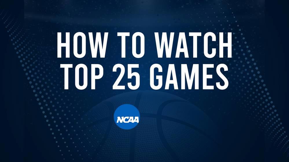 How to Watch Top 25 Women's College Basketball Games - Thursday, January 23