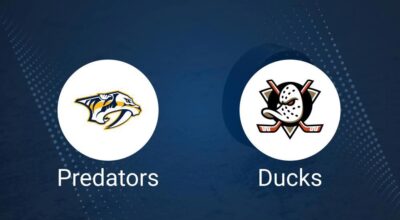 Predators vs. Ducks Injury Report Today - January 25