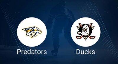 Where to Watch Nashville Predators vs. Anaheim Ducks on TV or Streaming Live - January 25