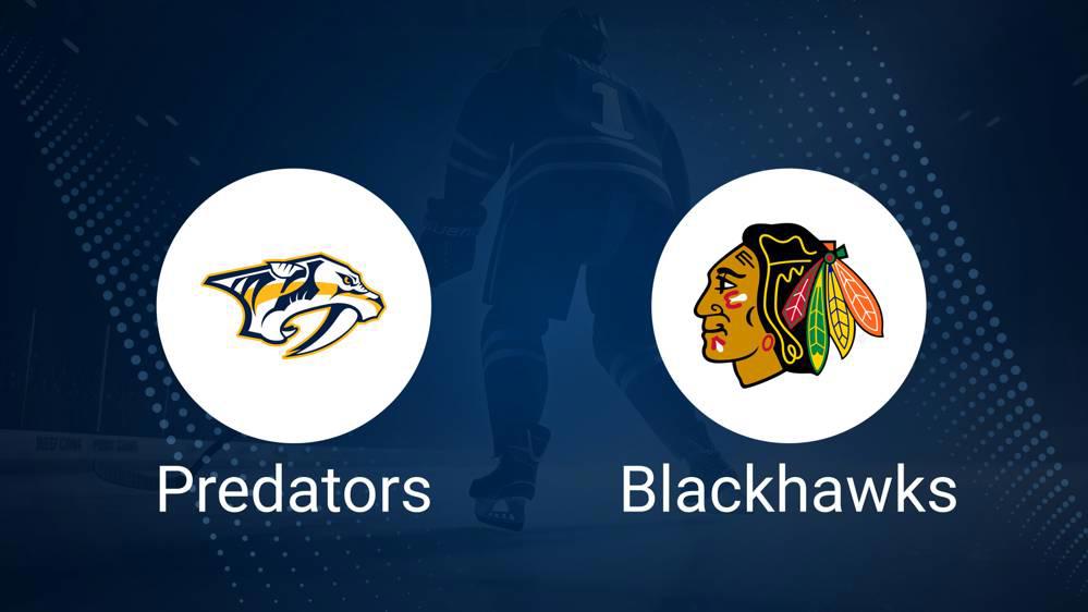 Where to Watch Nashville Predators vs. Chicago Blackhawks on TV or Streaming Live - January 16