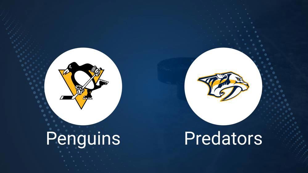 Predators vs. Penguins Injury Report Today - February 1