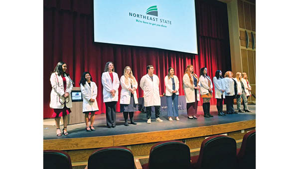 Northeast State pins new class of lab technology students